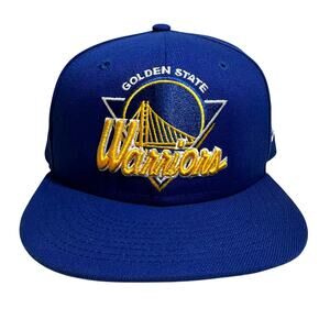 Golden State Warriors New Era Youth 9Fifty SnapBack Hat Royal Blue Adjustable